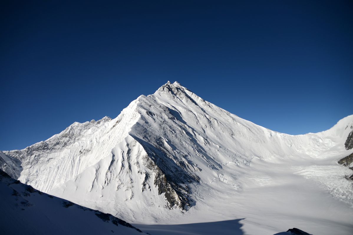 22 Lhotse Shar Middle And Main, Mount Everest Northeast Ridge, Pinnacles And Summit, North Col From The Plateau Above Lhakpa Ri Camp I On The Climb To The Summit